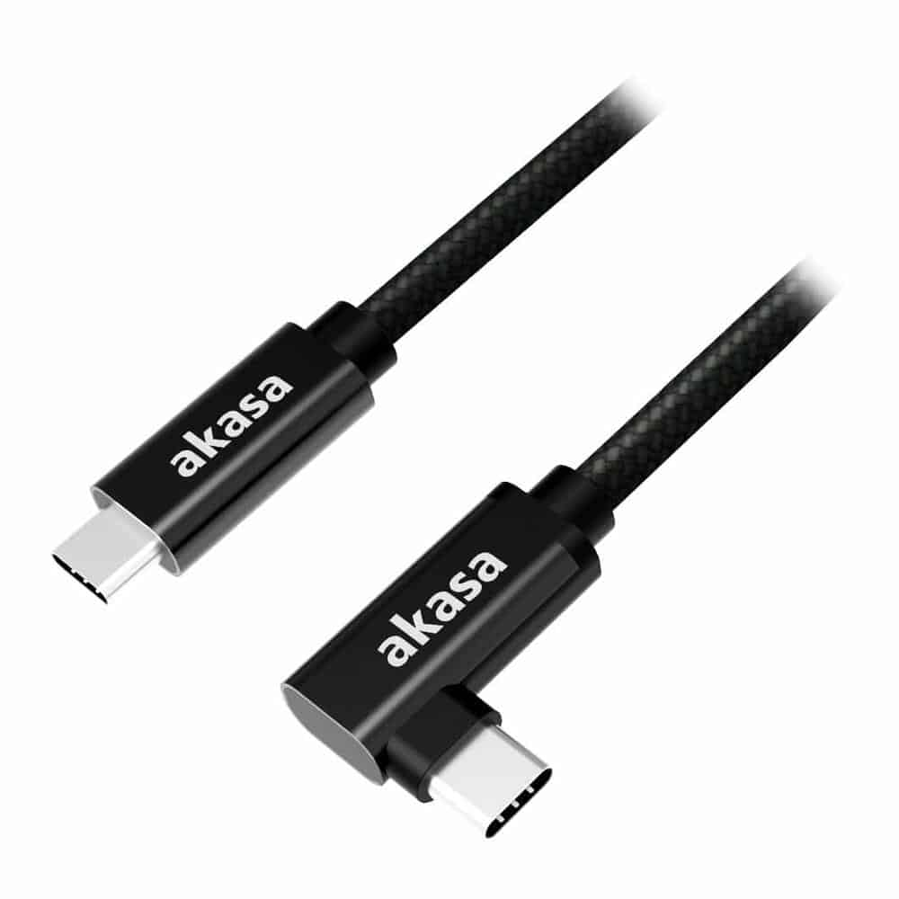 Akasa Right Angle USB 3.2 Gen 2x2 Type-C to Type-C Cable